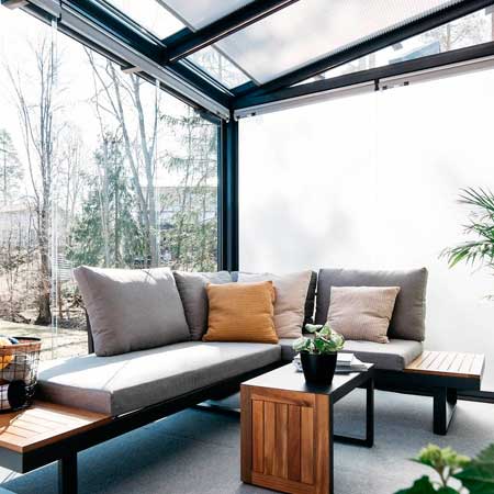 Остекленная терраса