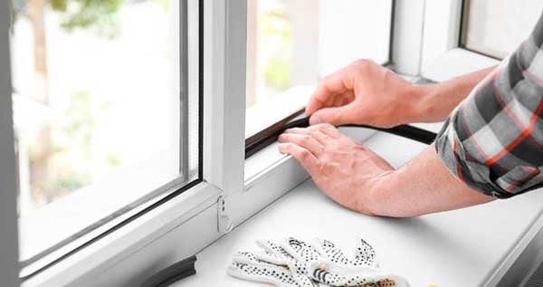 Замена уплотнителя на окне